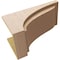 Ekena Millwork 12"W x 24"D x 12"H Wide Helena Rough Cedar Woodgrain TimberThane Corbel, Primed Tan CORUR12X24X12HELRCPR - alternate 3